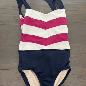 Stylish Navy and Pink Kids Bodysuit